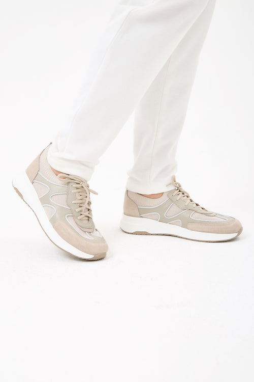 Alpi Sneaker Bej Hakiki Deri
