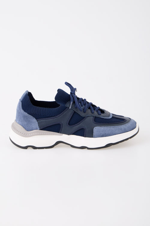 Alpi Sneaker Mavi-Lacivert Hakiki Deri