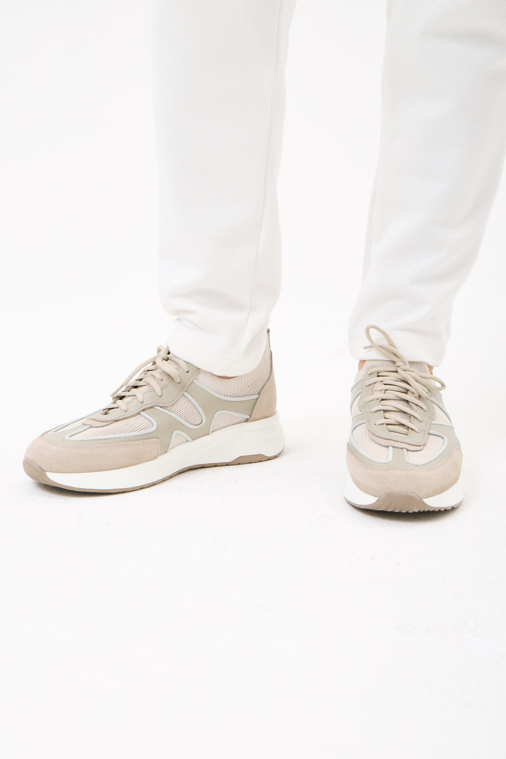 Alpi Sneaker Bej Hakiki Deri