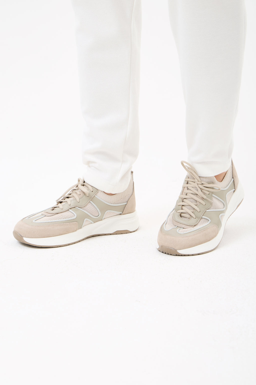 Alpi Sneaker Bej Hakiki Deri