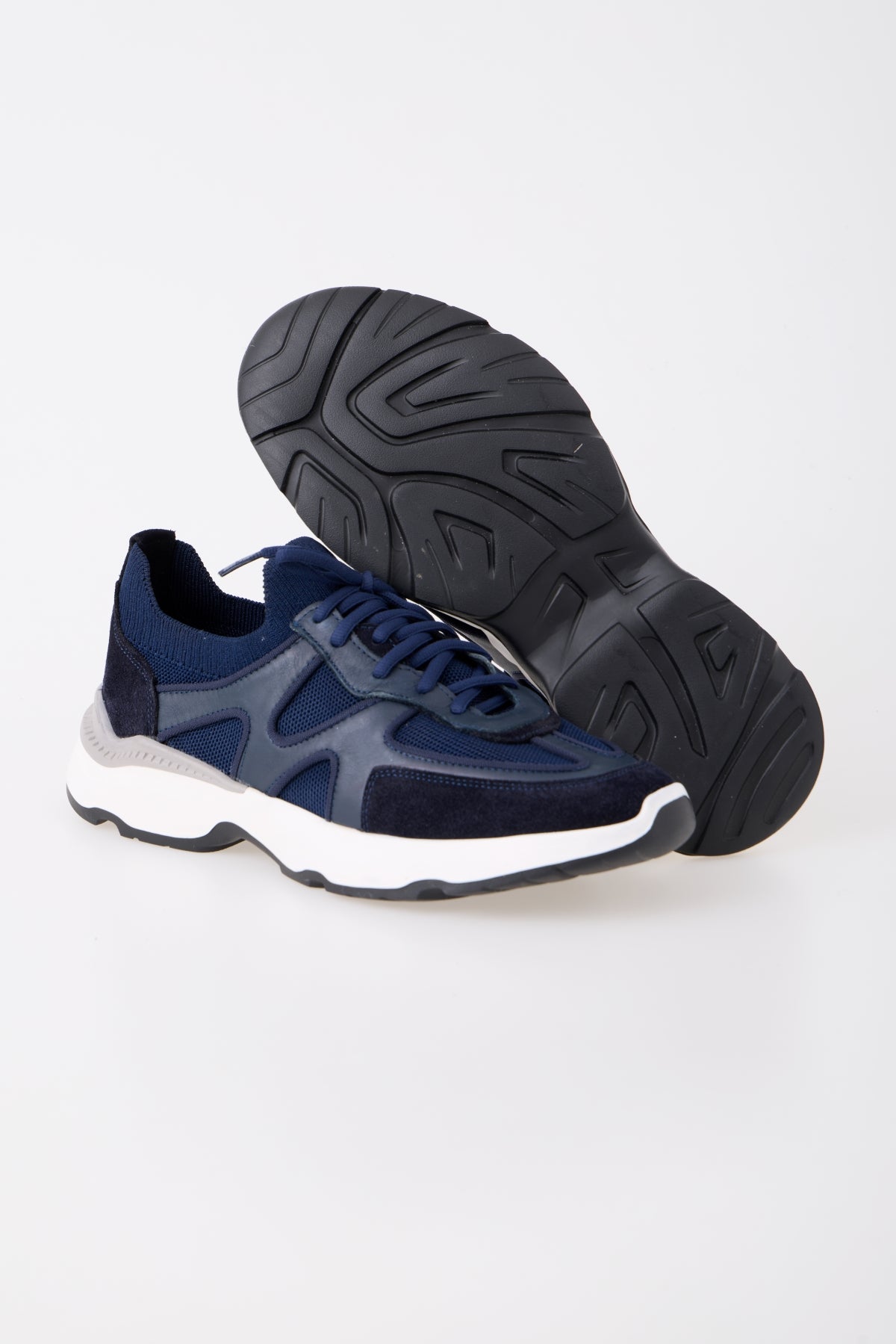 Alpi Sneaker Lacivert Hakiki Deri