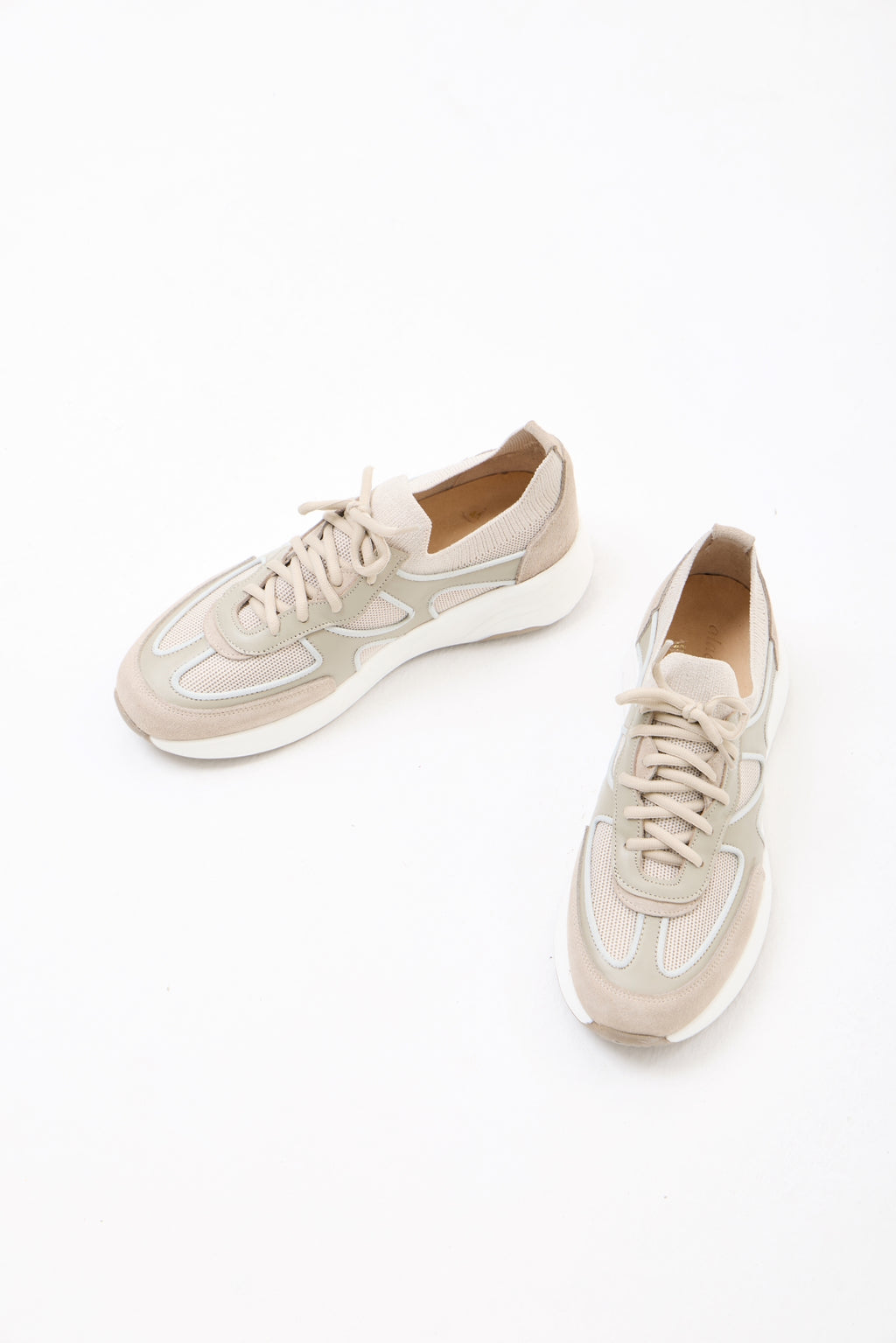 Alpi Sneaker Bej Hakiki Deri