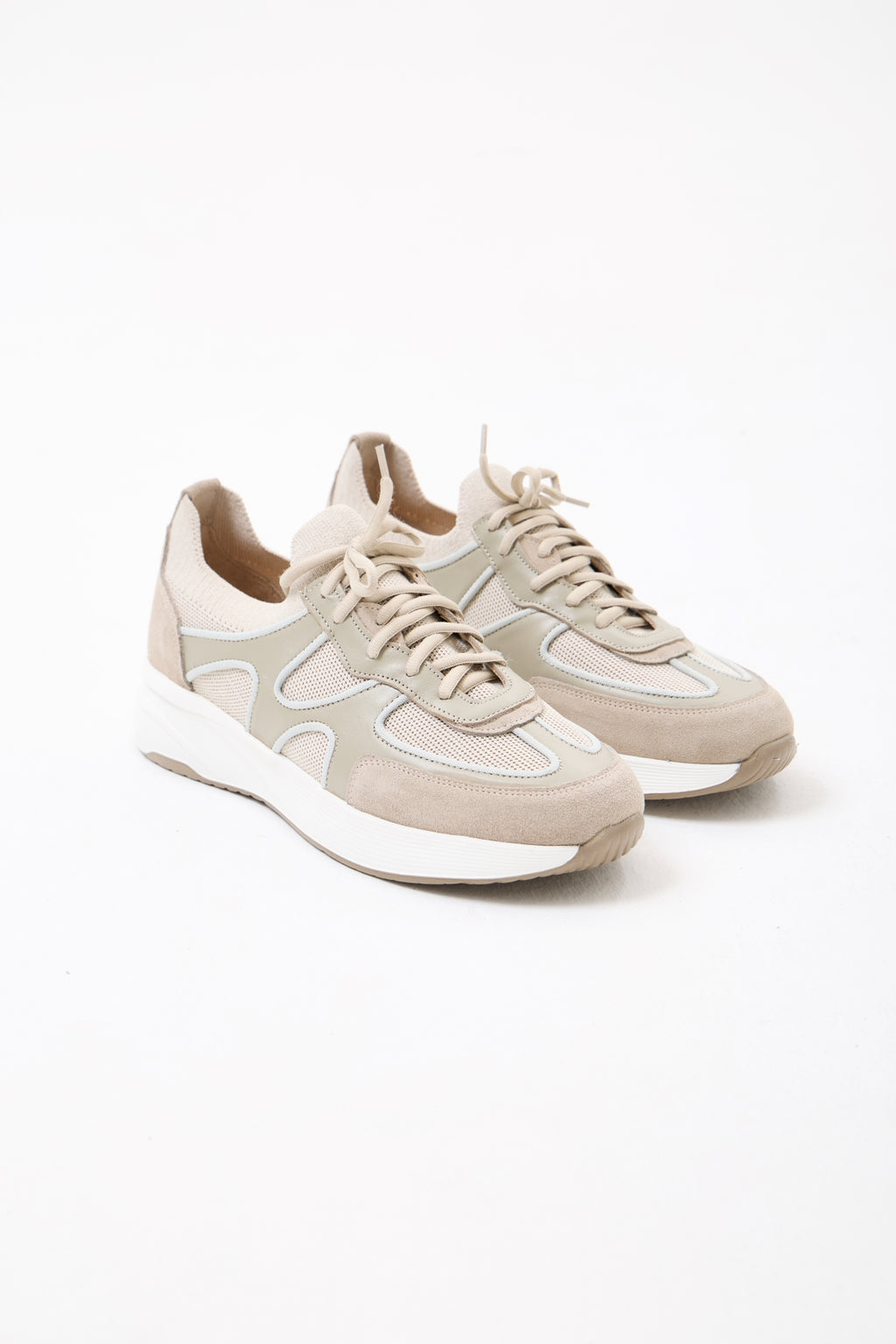 Alpi Sneaker Bej Hakiki Deri