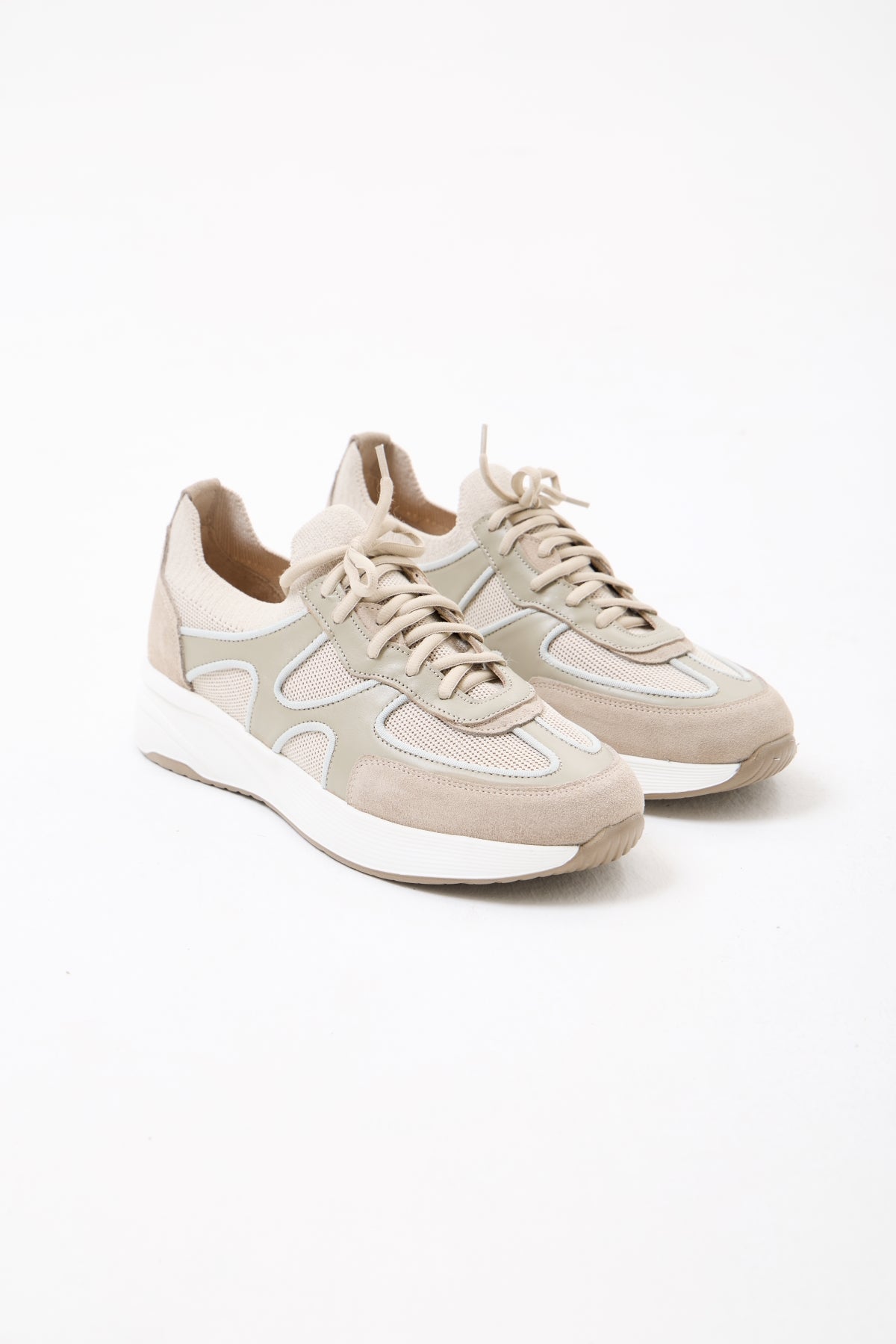 Alpi Sneaker Bej Hakiki Deri
