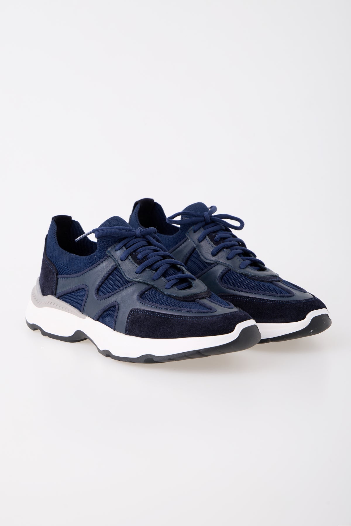Alpi Sneaker Lacivert Hakiki Deri